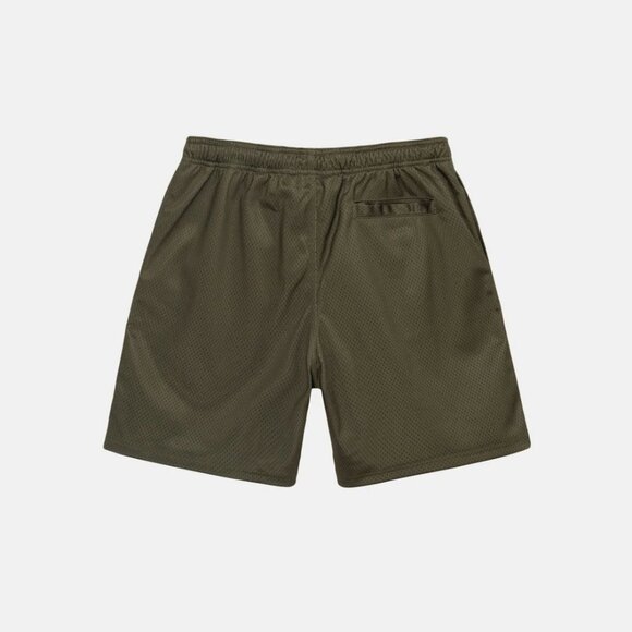 Stussy Basic 'Olive' Mesh Short - Picture 2 of 5